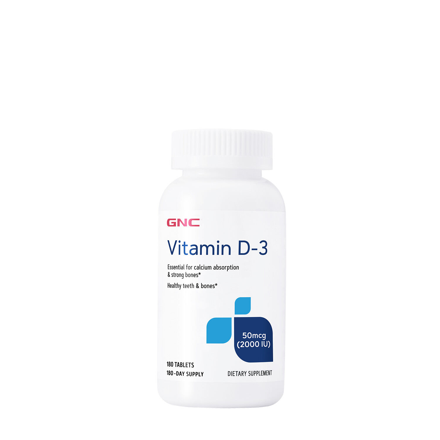 Gnc Vitamin D3 2000iu 180Tab USA 